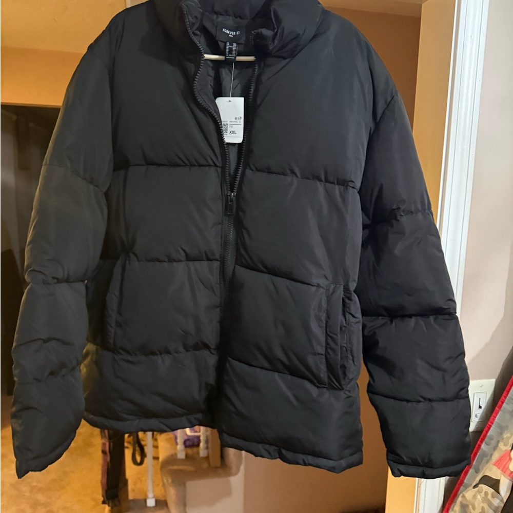 Forever 21 Black Quilted Jacket